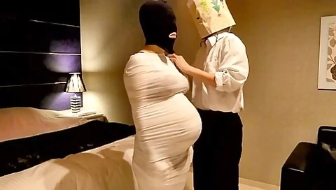 Pregnant Womans Mummification Play
