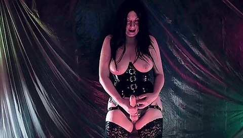 Joi Jerk Off Instruction With Strap-on - Dominating Horror Witch Dirty Talking - Milf Arya Grander
