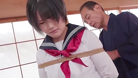 Gajk-017 A Is Tied Up And Trained In A Storehouse. A Country Girl Sold To Pay Off Her Stepfathers Debts. She Writhes And Cries As The Rope And Candles Dig Into Her Plump Ass. Hina Kawai